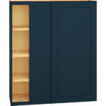 Corner Wall Cabinet with Single Door in Omni Admiral