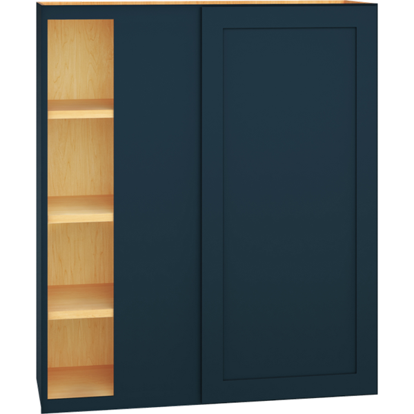 Corner Wall Cabinet with Single Door in Omni Admiral
