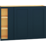 Corner Wall Cabinet with Double Doors in Omni Admiral