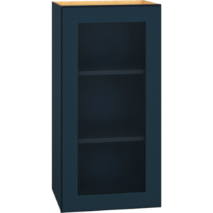 Cut-for-Glass Wall Cabinet with Single Door in Admiral