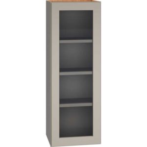 Cut-for-Glass Wall Cabinet with Single Door in Mineral