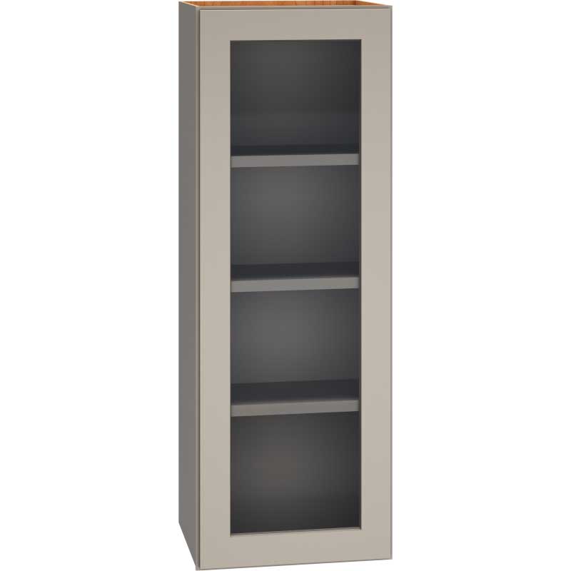Cut-for-Glass Wall Cabinet with Single Door in Mineral