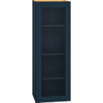 Cut-for-Glass Wall Cabinet with Single Door in Admiral