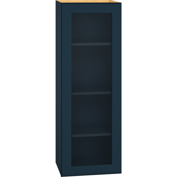 Cut-for-Glass Wall Cabinet with Single Door in Admiral
