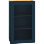 Cut-for-Glass Wall Cabinet with Single Door in Admiral