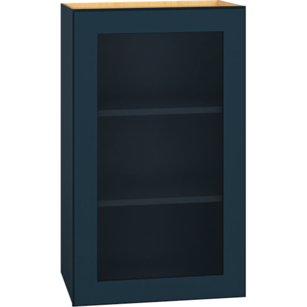Cut-for-Glass Wall Cabinet with Single Door in Admiral