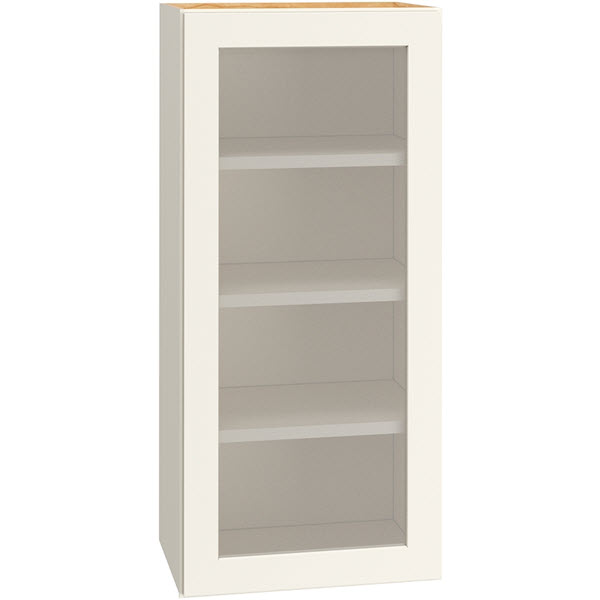 18″ x 39″ Cut-for-Glass Wall Cabinet with Single Door in Omni