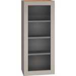 Cut-for-Glass Wall Cabinet with Single Door in Mineral