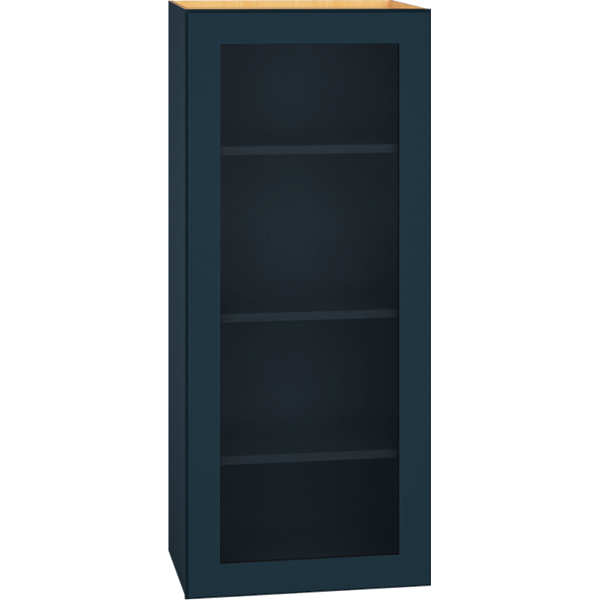 Cut-for-Glass Wall Cabinet with Single Door in Admiral