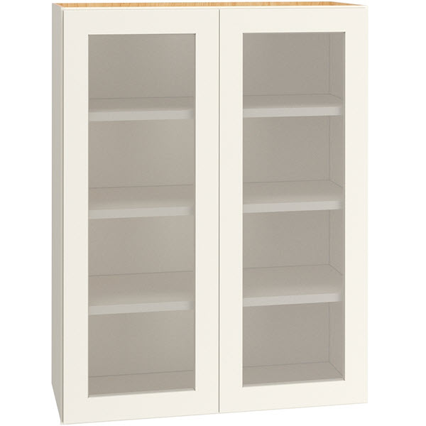 30″ x 39″ Cut-for-Glass Wall Cabinet with Double Doors in Omni