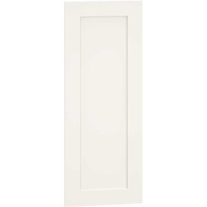 Wall Cabinet End Decorative Door Panel Kit in Omni Snow