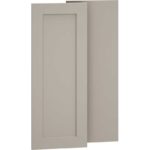 Wall Cabinet End Decorative Door Panel Kit in Omni Mineral