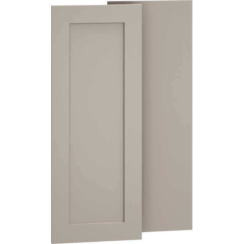 Wall Cabinet End Decorative Door Panel Kit in Omni Mineral