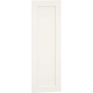 Wall Cabinet End Decorative Door Panel Kit in Omni Snow