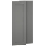 Wall Cabinet End Decorative Door Panel Kit in Omni Graphite