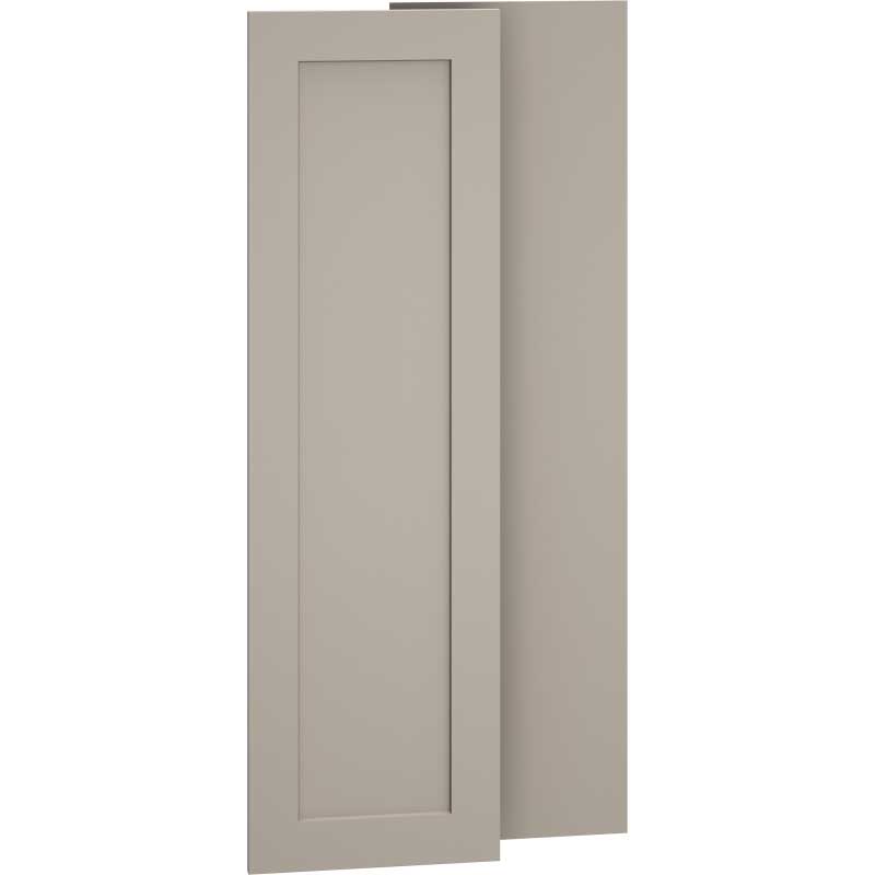 Wall Cabinet End Decorative Door Panel Kit in Omni Mineral