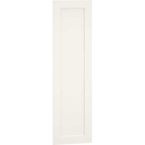 Wall Cabinet End Decorative Door Panel Kit in Omni Snow