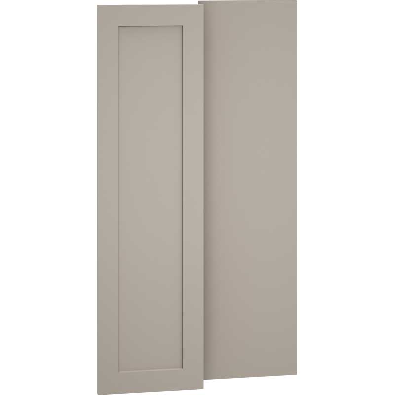 Wall Cabinet End Decorative Door Panel Kit in Omni Mineral