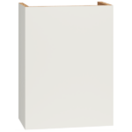 Mantra Cabinets SKU Number WHC36 - Classic Wood Hood Chimney in Spectra Snow