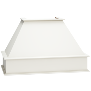 Mantra Cabinets SKU Number WHS36 - Classic Square Wood Hood in Spectra Snow
